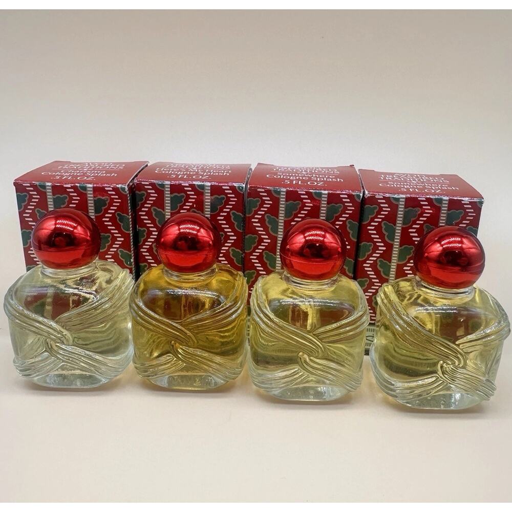 Avon Treasured Traditions Cologne Splash .5 Fl Oz In Boxes Mixed Lot Of 4